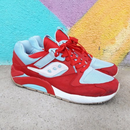 saucony grid red